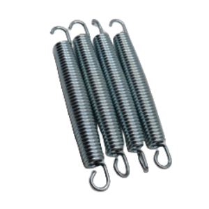 Terugverende netspanningsveer 