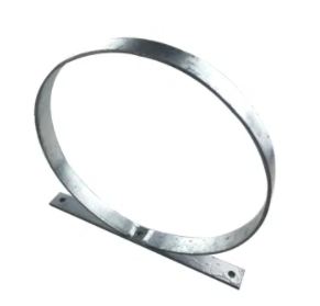 Geharde roestvrijstalen back-upring