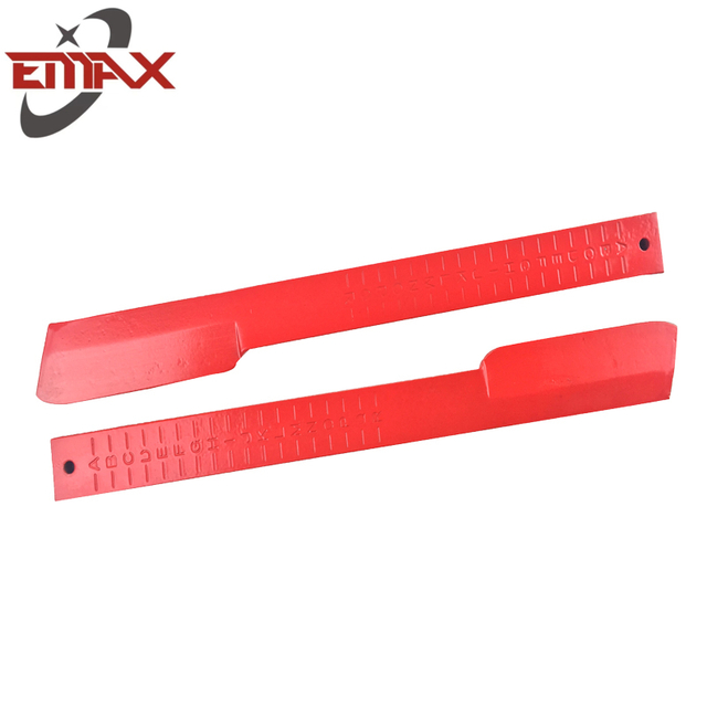 Precision Lawn Care Companion: onderdelen op alfabetische schaal met maatmarkeringen