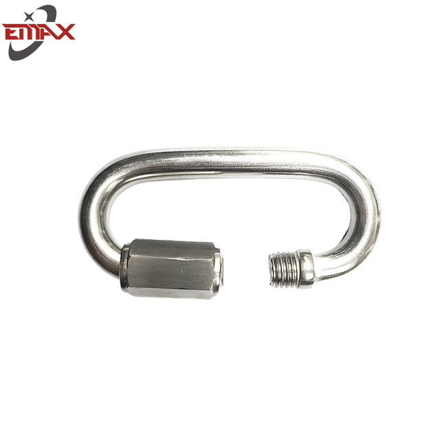 Robuuste roestvrijstalen D-vormige snelkoppelingen voor tuigage