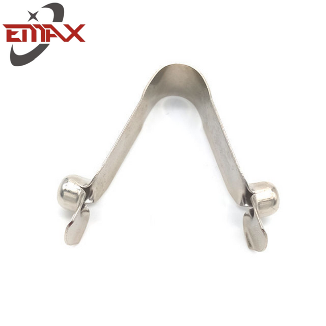 Roestvrijstalen duwstaalclips Spring tent slot platte metalen klemmen