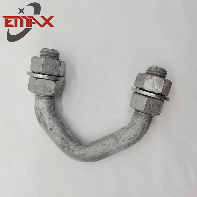 Hete dip gegalvaniseerd u bout en bevestigingsmachinist voor paallijnhardware