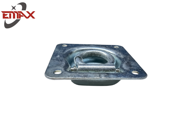 Zwaar uitgevoerd stalen verzonken D-ring bevestigingsanker voor aanhangwagens en vrachtwagens