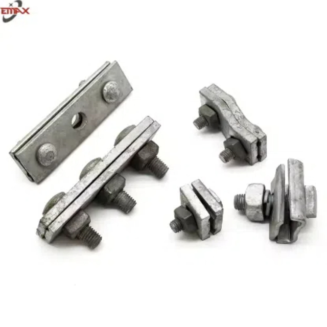 Kabelophangingsklem 3 bouten hdg duty klemmen man grip messenger draad klem