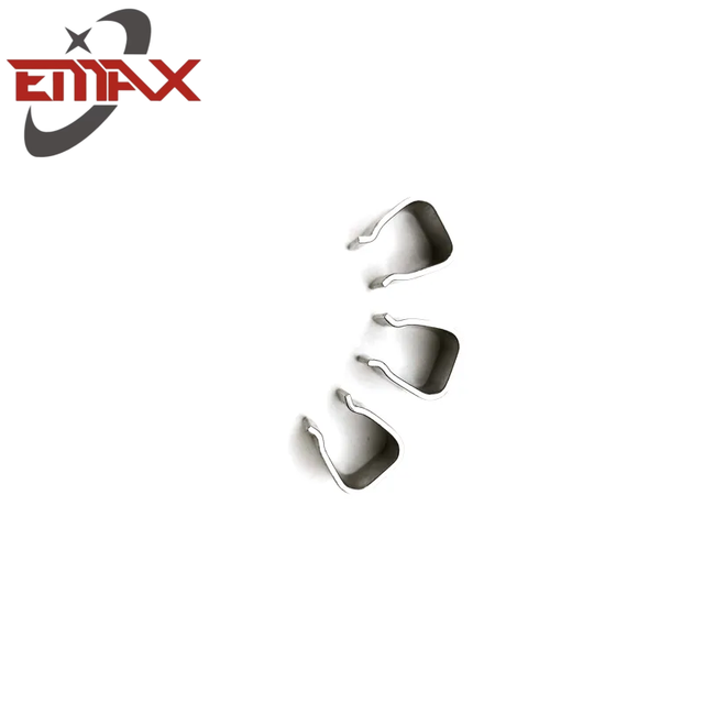 OEM plaatmetaal Fabricage Nikkel-vergulde knop Springclipbuigonderdelen