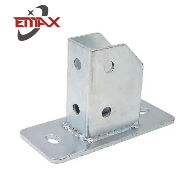 Seismische ondersteuning Airconditioner Montage Metaal gegalvaniseerde Unistrut-kanaalpostbasis