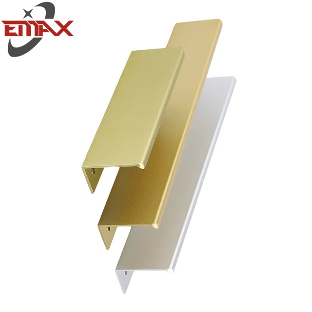 Aluminium matzwarte kastgrepen aluminium meubelgrepen